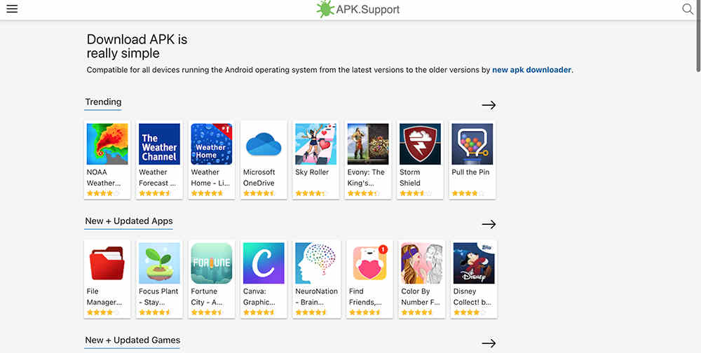 Google Play商店APK下載網站 - apk.support