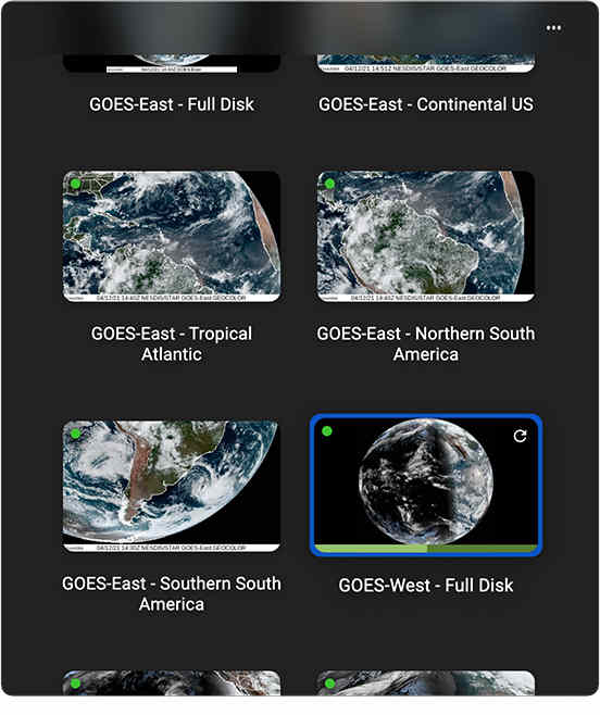 SpaceEye：12種視角地球實時衛星電腦桌布下載-介面