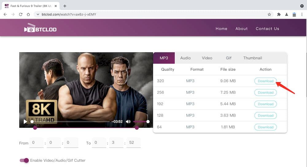 Btclod YouTube to MP3 Tutorial - Download YouTube MP3