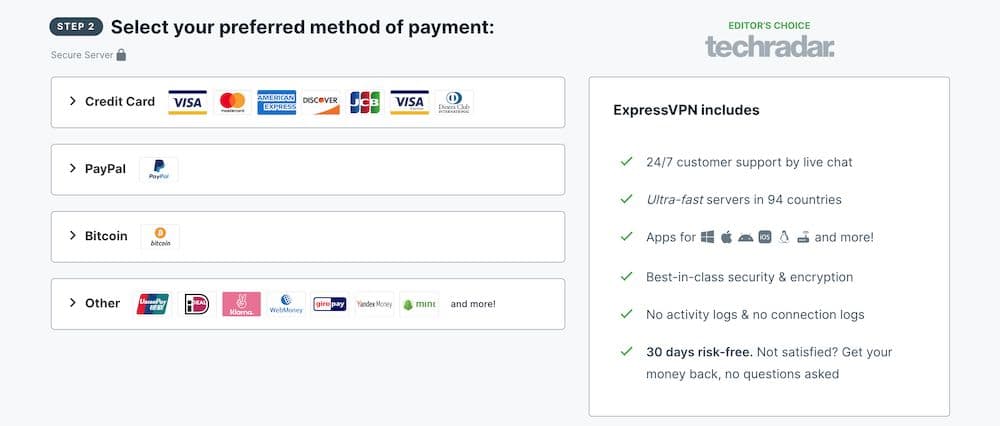 ExpressVPN 評價，全球最快速的翻牆 VPN - ExpressVPN支付方式