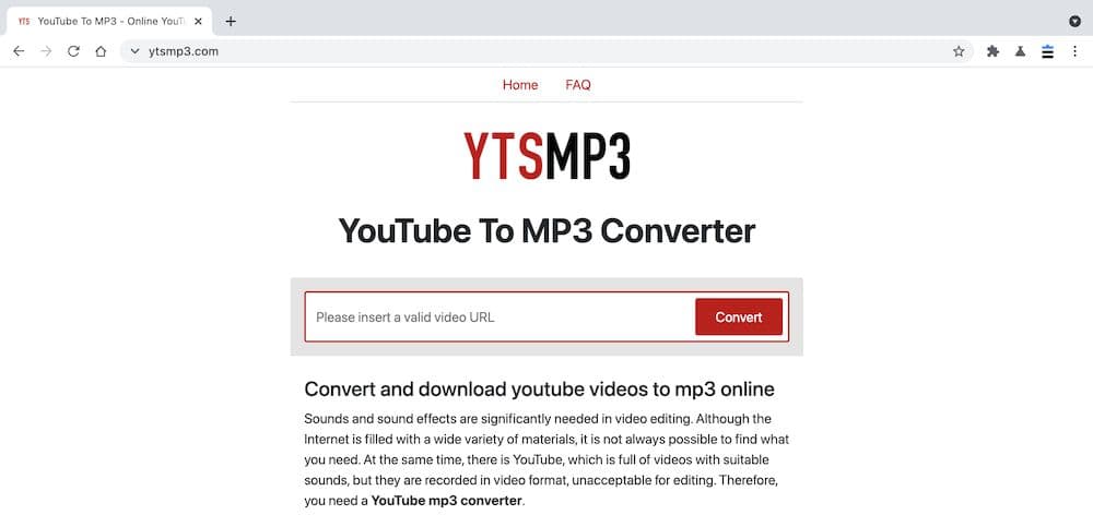 YtsMP3 YouTube轉MP3教學 - 張貼連結