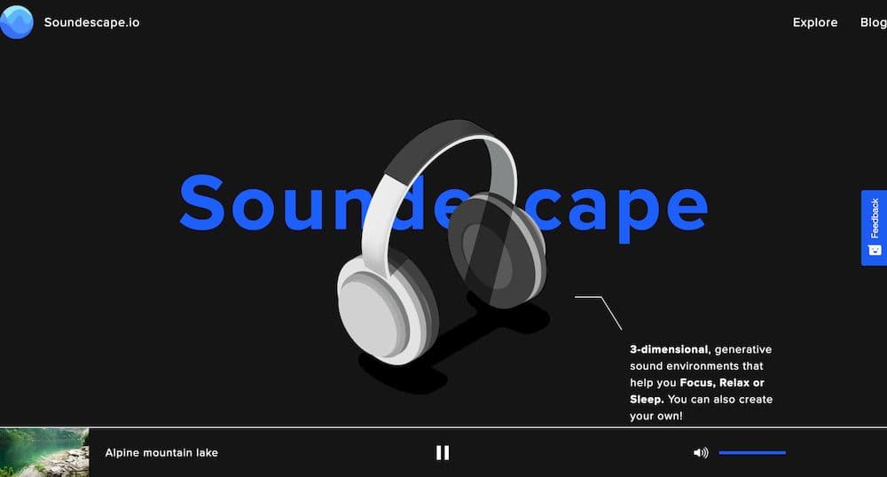 7 個免費線上白噪音網站推薦 - SoundScape