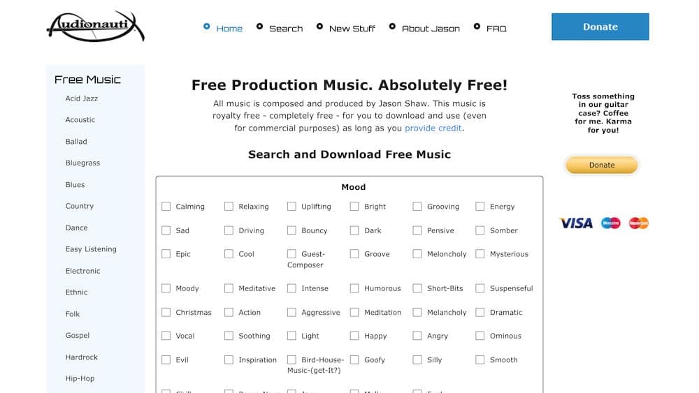 無版權免費MP3 音樂下載網站推薦 - AudioAutix