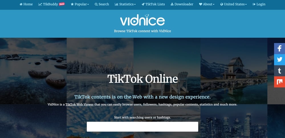 免費超好用的 Tiktok 網頁版推薦 - vidnice