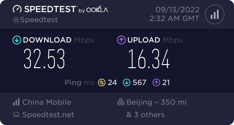 Atlas VPN 測速 - 中國大陸
